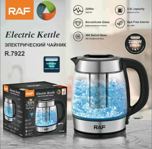 RAF electrical glass kettle