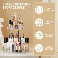 Irregular rotation double storage rack