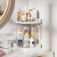 2-Tier rotating corner shelf