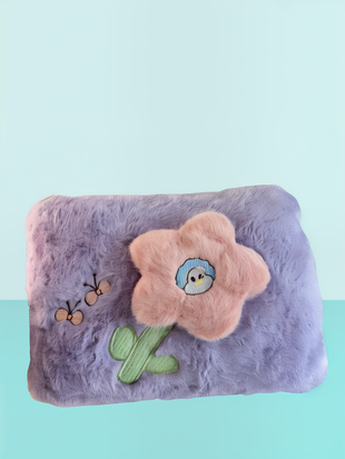 3D character hot water bag-Flower