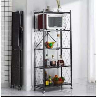 5 tier foldable storage shelf