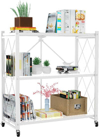 3 Tier foldable storage shelf