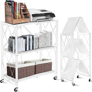 3 Tier foldable storage shelf