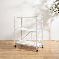 3 Tier foldable storage shelf