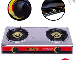 Stainless steel 2 burners stove