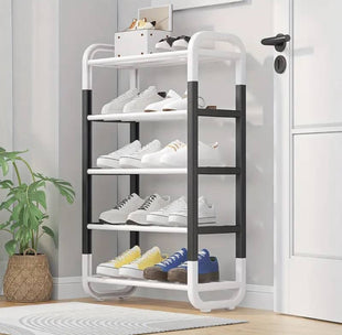 5 layers multicolor shoe rack