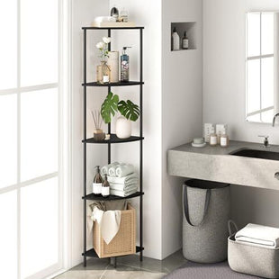 5-Tier corner metalic shelf