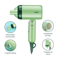 VGR Foldable hair dryer V-421