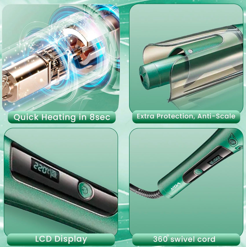 VGR Automatic hair curler V-583