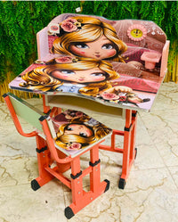 Children learning table with chair