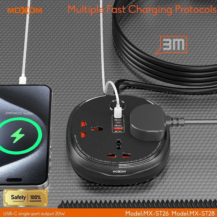MOXOM 3M power socket MX-ST28