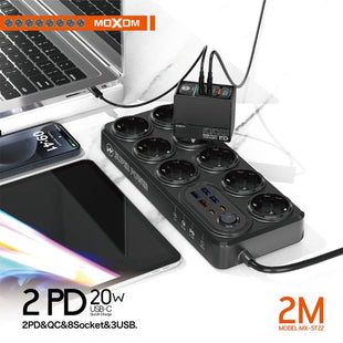 MOXOM 2M power 14 sockets MX-ST22