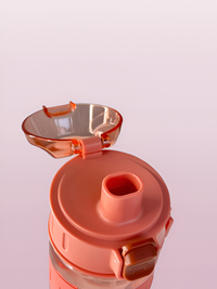 Sports water bottle with filter 650ml