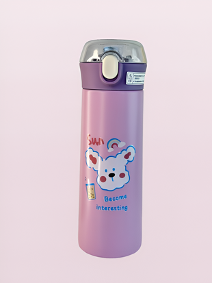 Straw thermos bottle 500ml