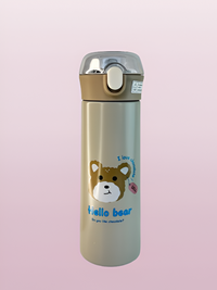 Straw thermos bottle 500ml
