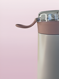 Straw thermos bottle 500ml