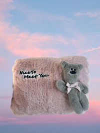 3D character hot water bag-Teddy bear
