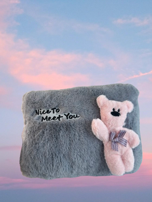3D character hot water bag-Teddy bear