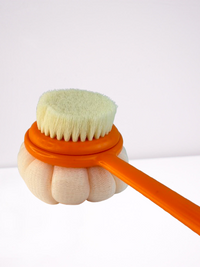 Double faced bath brush