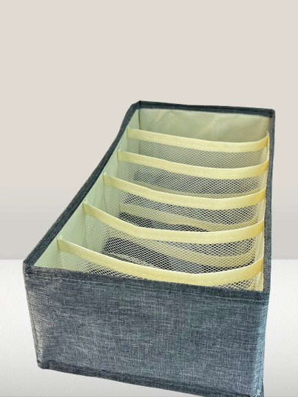 Foldable storage basket-Divided