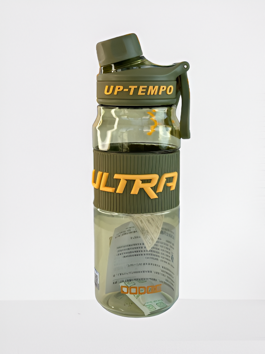 Sports water bottle with handle