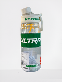Sports water bottle with handle